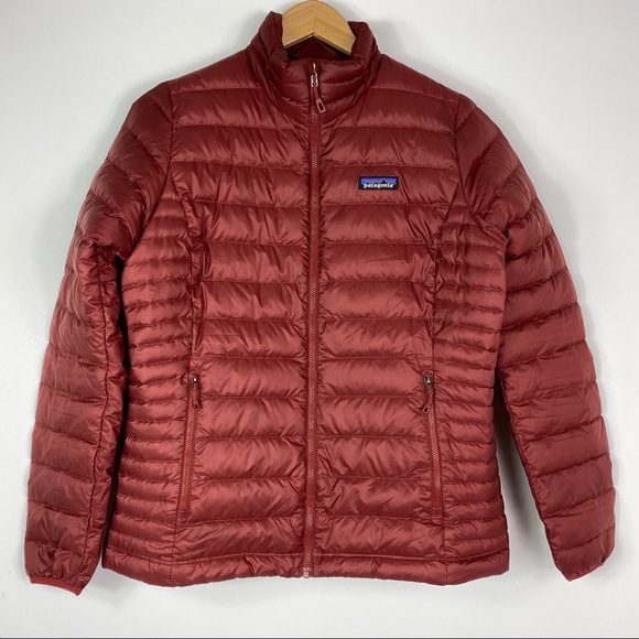 Patagonia micro goose down coat puffer orange s - Picture 1 of 13
